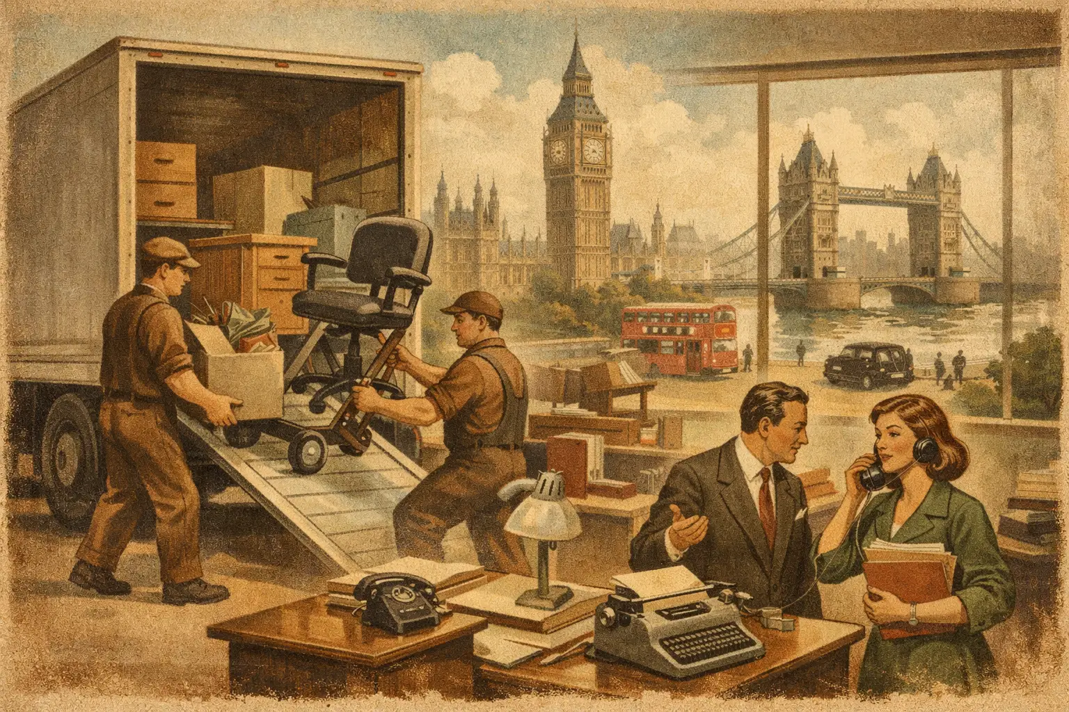 London Office Removals Without Downtime