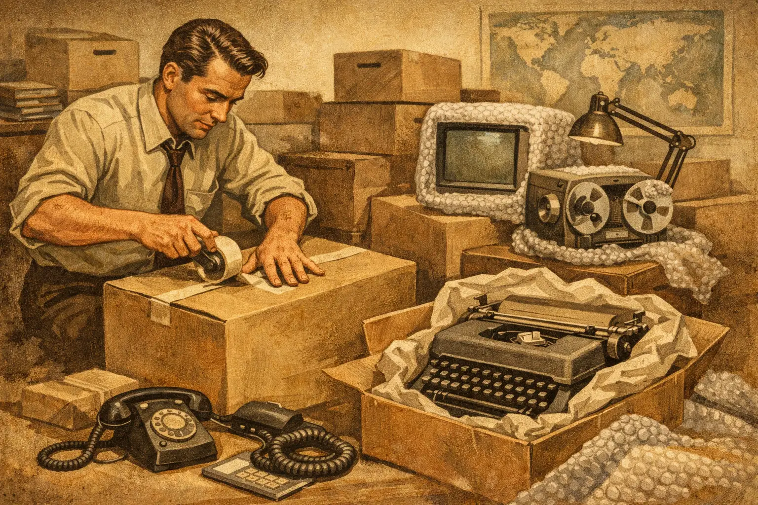 How to Pack Office Equipment Properly