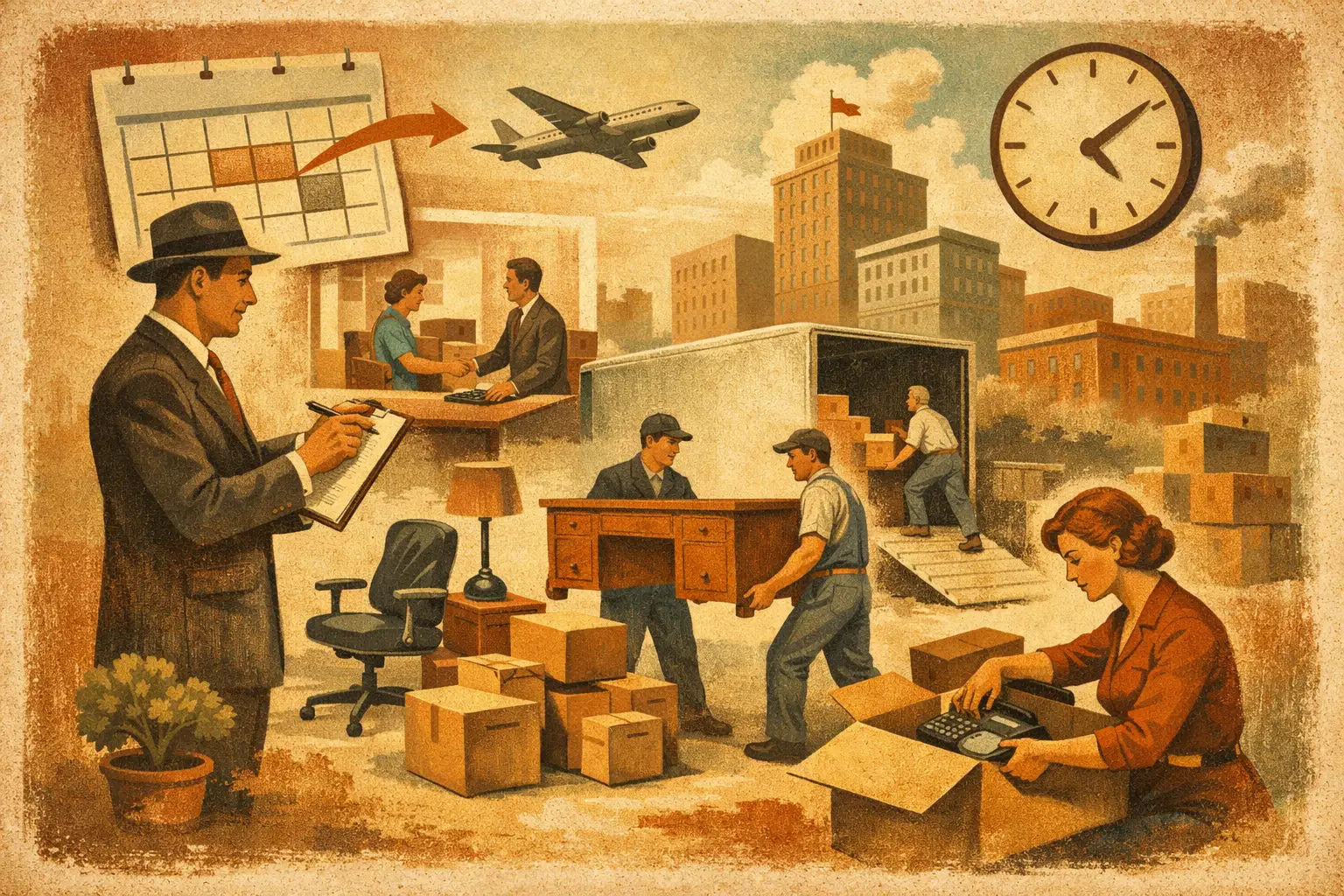 Business Moving Timeline for Office Relocations